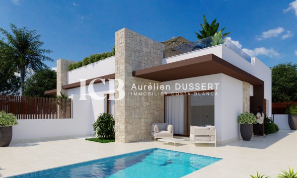 Maison mitoyenne - Nouvelle construction -
            Vistabella Golf - ICB210