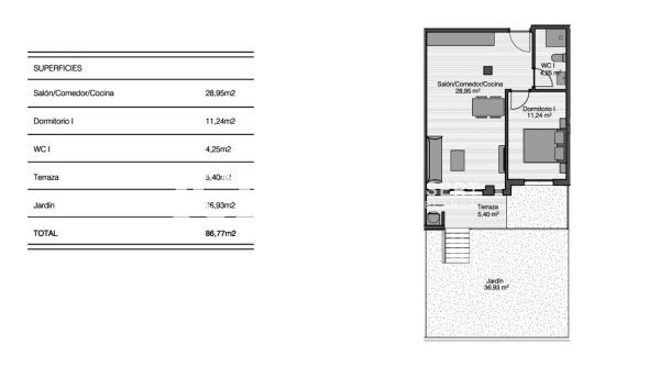 Resale - Apartment / flat -
San Miguel de Salinas