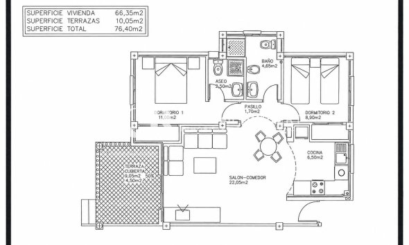 Revente - Appartement -
Orihuela Costa - Lomas de Cabo Roig